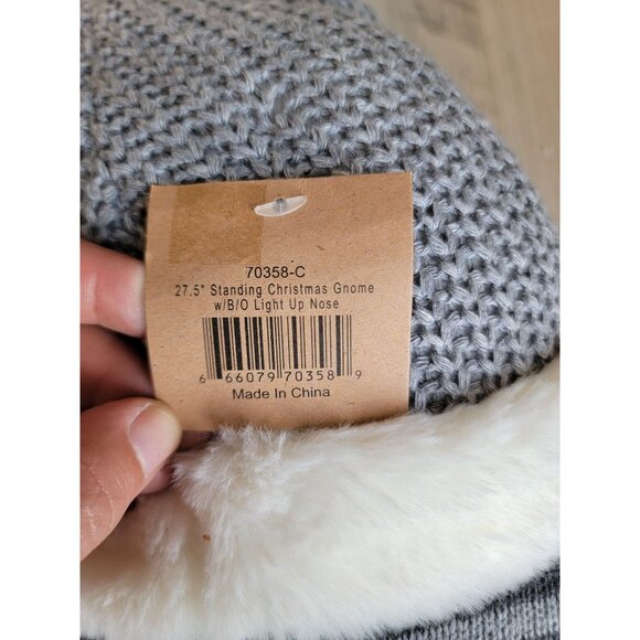 xmas gnome plush blue santa pillow Xmas home before - Picture 10 of 10